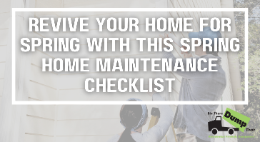 Spring Home Maintenance Checklist